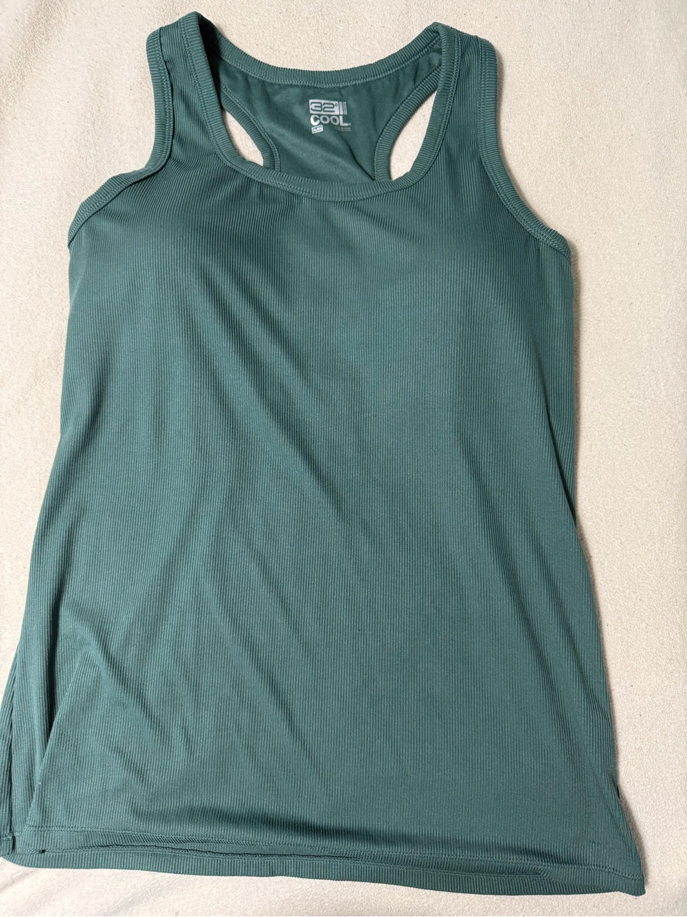 32 Degrees Women's Green Racerback Tank